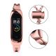 7. Metallarmband für Xiaomi Mi Band 3 / 4 / 5 / 6 Armband - Rosa