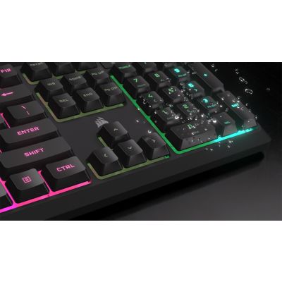 7. CORSAIR K55 CORE Juoda RGB LED Gaming-Tastatur