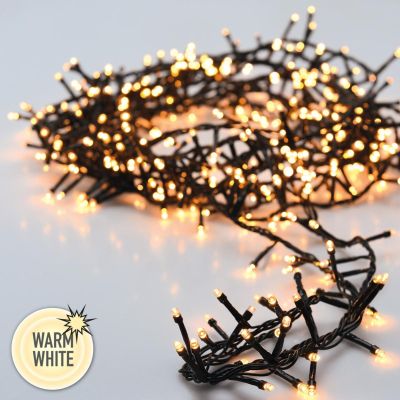 13. WEIHNACHTSLICHTER LICHTERKETTE 750 LED FLASH WARMWEISS