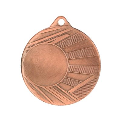 9. Medaille mit Platz für einen Aufkleber, Bronze, Durchmesser 50 mm