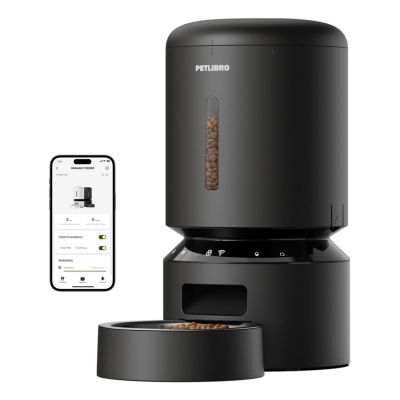 2. Petlibro Granary Smart Futter-/Wasserspender für Hunde oder Katzen, Schwarz, Katze, automatische Tierfutterstation