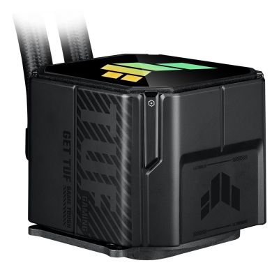 8. ASUS TUF GAMING LC III 360 ARGB All-in-One-Flüssigkeitskühler für Prozessoren, 12 cm, Schwarz