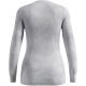 5. Damen-Thermounterhemd Odlo Active Warm X Pow BL Top Crew Neck L/S – Silver Grey, Größe: M