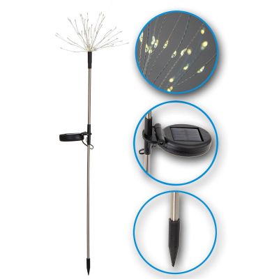 49. Solarlampe Löwenzahnbaum Feuerwerk 80cm 90 LED