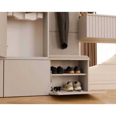 9. Kleiderschrank HAGA IV 3SZ1W Kaschmir
