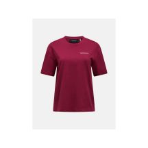 PEAK PERFORMANCE W Grafik-T-Shirt Burgunderrot