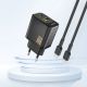2. Dudao A27TEU PD 30W GaN USB-A USB-C Wandladegerät – Schwarz