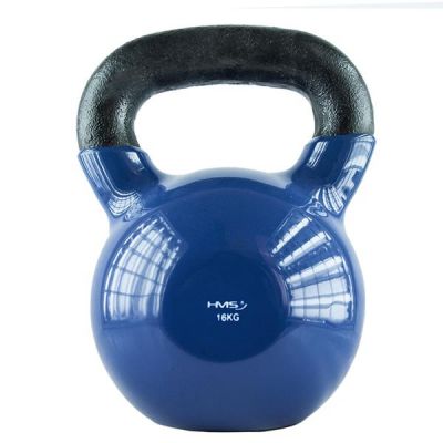 4. Blaue HMS KNV16 Kettlebell aus Gusseisen, 16 kg