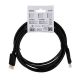 5. SAVIO CL-137 Kabel (DisplayPort M - DisplayPort M; 3 m; schwarz)