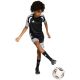 9. adidas Tiro 26 Wettkampf-Trainings-T-Shirt für Kinder, Schwarz und Grau, KA7599
