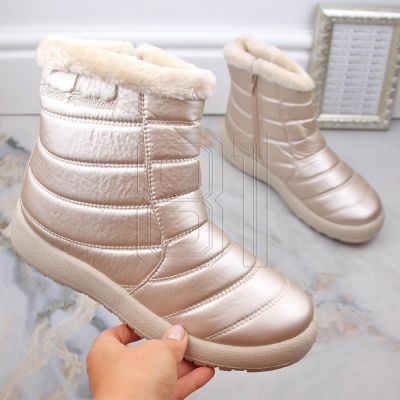 11. Wasserdichte Lack-Schneestiefel News W EVE181E beige