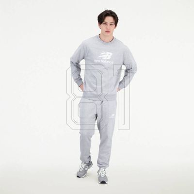 5. New Balance ESSENTIALS STACKED LOGO FRENC AG M MT31538AG Sweatshirt