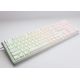 10. Ducky One 3 Classic Gaming-Tastatur Reinweiß USB Deutsch Weiß