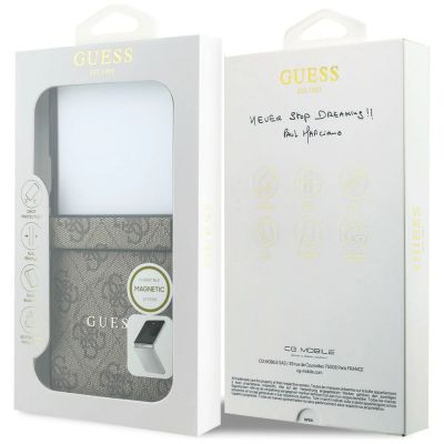 8. Guess 4G Classic MagSafe Hülle für Samsung Galaxy Z Flip 8 - Braun