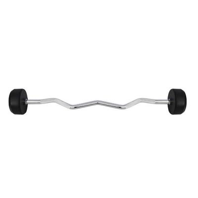 19. Gummierte Langhantel-/Curlstange HMS GSL-50 50 kg