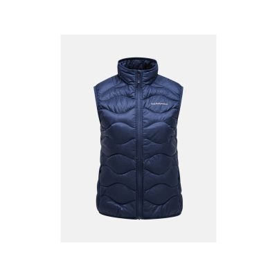 Hochleistungs-Heliumdaunenweste für Damen – blauer Schatten/Schatten