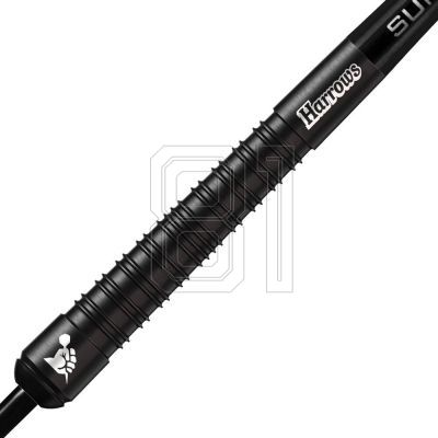 4. Harrows Supergrip Black Darts 90% Stahlspitze SupergripBlack90%