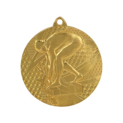 10. Goldmedaille – Schwimmen – Stahlmedaille