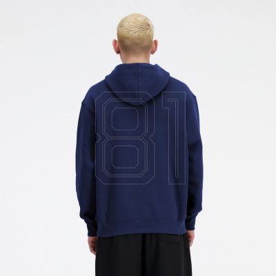 7. New Balance Sweatshirt mit kleinem Logo, Französisch, NNY M, MT41508NNY