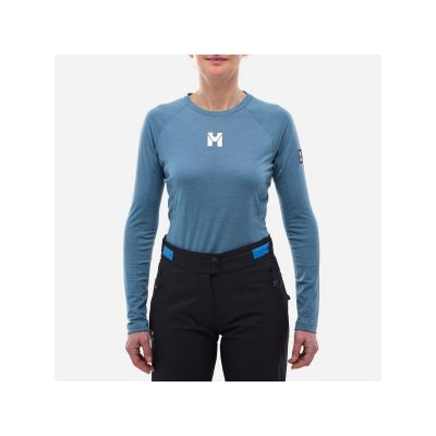 3. MILLET W TRILOGYOOL TS LS T-Shirt blau