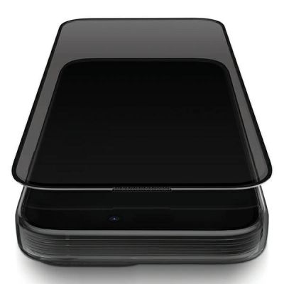 4. Uniq Optix Privacy Sichtschutz aus gehärtetem Glas für iPhone 15 Plus / 14 Pro Max mit Applikator