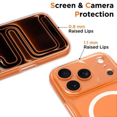 4. Tech-Protect Magpeak Magsafe CC Case für iPhone 17 Pro Max - Transparent