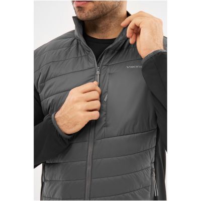 Primaloft Herrenjacke VIKING Zemu Man schwarz grau L