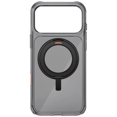 3. Uniq Swivix Drehbarer Ständer 360 Hülle für iPhone 17 Pro Max - Schwarz
