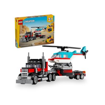 LEGO Creator 31146 Tieflader mit Hubschrauber