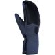 VIKING Norvik Mitten Herren-Skihandschuhe, marineblau mit schwarzem Leder, Größe 10