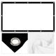 3. MACLEAN Projektionsleinwand, 84", 177 x 99 cm, 25 mm Rand, 16:9, Spannhaken MC-980