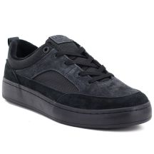 Schwarze Herren-Sneaker aus Leder, Big Star UU174118