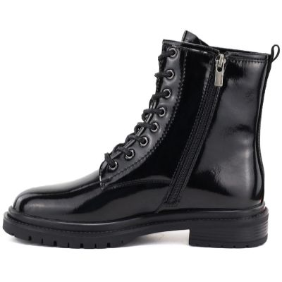 7. Damen-Ankle-Boots aus Lackleder, schwarz, Big Star UU274613