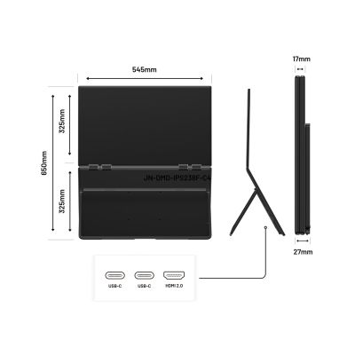 4. JAPANNEXT 60,5 cm FHD Dual-Monitor JN-DMD-IPS238F-C4