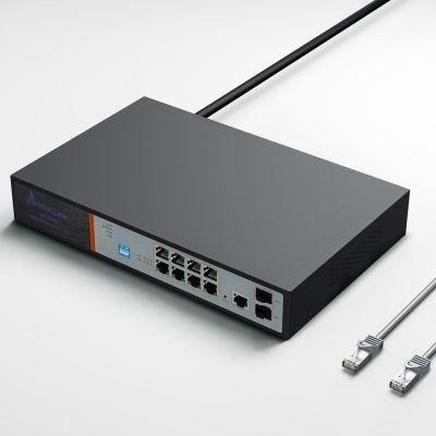9. Extralink VICTOR | PoE-Switch | 8x Gigabit PoE/PoE+, 2x SFP, 1x Konsolenanschluss, 150 W, Managed