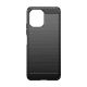 4. Flexible Hülle mit Carbonmuster für Xiaomi Redmi 12 Carbon Case - Schwarz