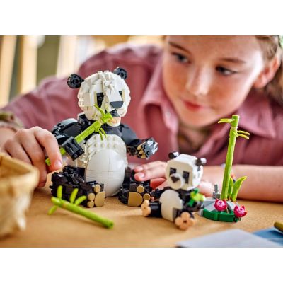 7. LEGO Creator 3-in-1 31165 – Wildtiere: Panda-Familie