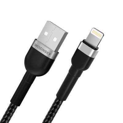 3. Wozinsky WNBAL1 USB-A / Lightning 2,4A Kabel 1 m - Schwarz
