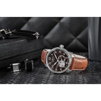 6. Herrenarmbanduhr ZEPPELIN LZ127 Graf Automatic 7666-4 + BOX