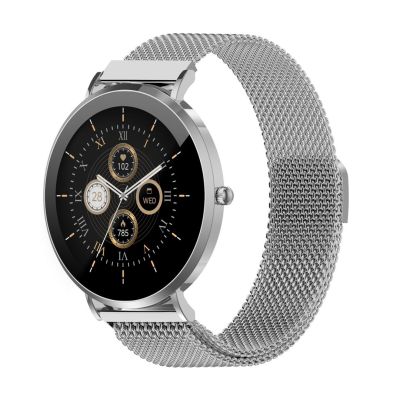 2. Denver SWC-394S 3,35 cm (1,32") AMOLED 43 mm Analog 466 x 466 px Silber