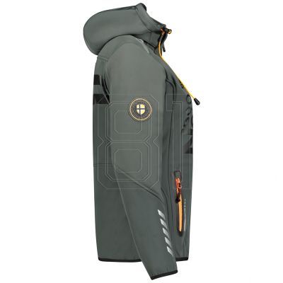 3. Geographical Norway Reine Ass A EO DB 007 W Softshelljacke WU8184F/GNO-Dunkelgrau/Orange