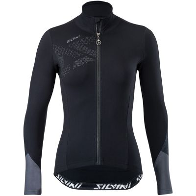 Damen-Radtrikot mit langen Ärmeln SILVINI Women Jersey CALVANA