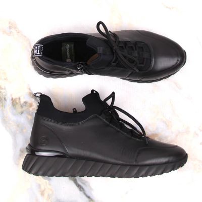 8. Rieker W RKR611B Lederschuhe schwarz