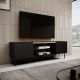 4. TV-Schrank EF ONDA 180x40x39-58 schwarz (stehend oder hängend)