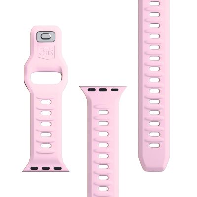 14. 3mk Silikon- Watch für Apple Watch 38 / 40 / 41 mm – Pink