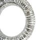 2. Dekorativer Kranzreifen, 30 LEDs, 40 cm, silber