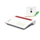 FRITZ!Box 5530 WLAN-Router Gigabit Ethernet Dualband (2,4 GHz/5 GHz) Weiß