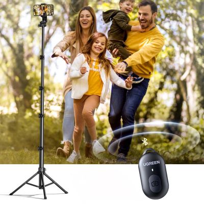 8. Ugreen LP680 Selfie-Stick mit Ständer und Bluetooth-Fernbedienung 1,8 m – Schwarz