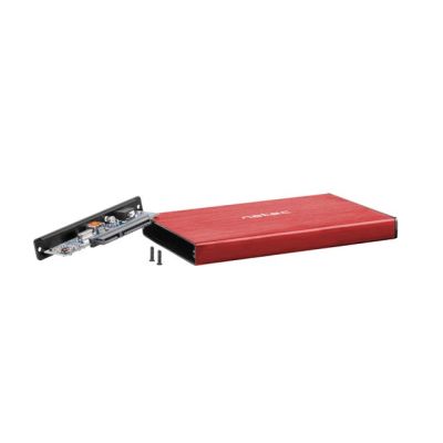 4. NATEC Rhino Go NKZ-1279 Hülle (2,5"; USB 3.0; Aluminium; rot)