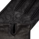 6. Calvin Klein Re-lock geprägte Lederhandschuhe W K60K609975